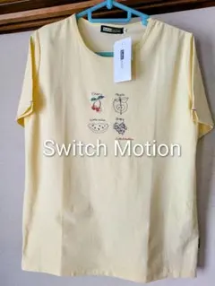 Switch Motion UVカット黄色半袖Tシャツ 新品タグ付きのサムネイル