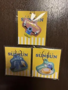パペットスンスン ローソン限定 PVCチャーム　3個セット