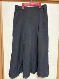 hina style 黒デニム調マーメイドスカート　しまむらコラボ