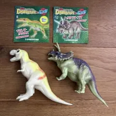 DeAGOSTINI 恐竜アンドコビッグ　ギガノトサウルス トリケラトプスのサムネイル
