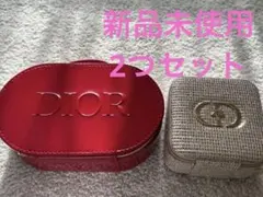 【新品未使用】Dior ジュエリーボックス　赤ポーチセット