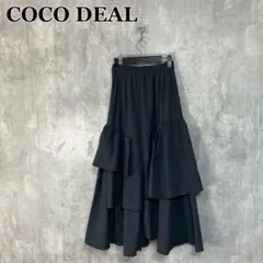 COCO DEAL サッカーストライプアシメペプラムスカート 2のサムネイル