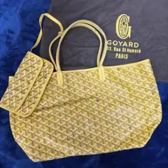 GOYARD ゴヤール 総柄 サンルイ PM トートバッグ イエローのサムネイル