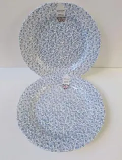 バーレイ　ブルーフェリシティ　プレート　21.5cm　２枚のサムネイル