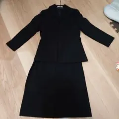 ブラックスーツ ジャケットとワンピースのセット！黒！サイズ7