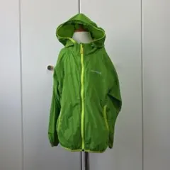 mont-bell グリーン フード付きkidsジャケット120cm