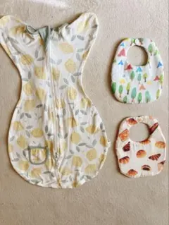 スワドルアップ＆未使用スタイ2枚