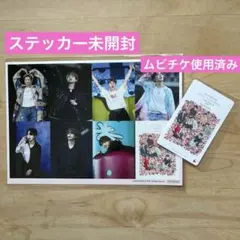 BTS映画 MOVE WEEKS ステッカー&ムビチケ（使用済）２点セット