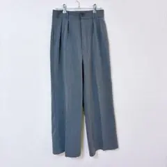 グレイル　美品　ワイドスラックス　レディースS　グレー色　ポリエステル　レーヨン