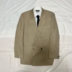 90s ヴィンテージ ジャケット M相当 ダブル コーデュロイ 茶 菅田将暉風