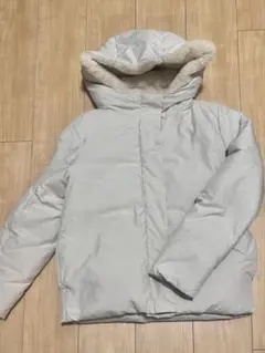 elvence DEUX フード付きダウンジャケット ホワイト