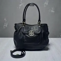 美品✨トリーバーチ　アマンダ　2way トートバッグ　ショルダーバッグ　A4可