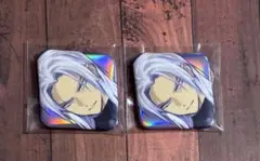 刀剣乱舞 オーロラスクエア缶バッジ 人間無骨 二点