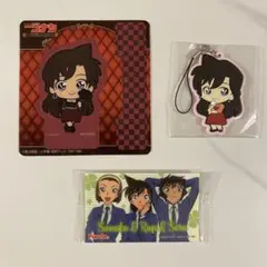 名探偵コナン 毛利蘭 ストラップ カード 一番くじ 3点セット