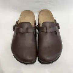 美品 ビルケンシュトック ボストン 24.5㎝ ブラウン サンダル レザー