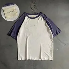 90's” Karl Helmut”茄子紺“鬼フェード”襤褸 t-shirtのサムネイル