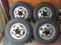 A374 7.00R16 LT 10PR 4本 スチールホイール付のサムネイル