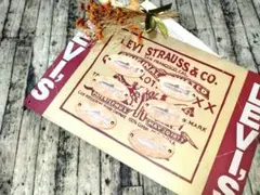 Wood風　アメリカン　CUTE　さかな オリジナル革タグ6枚セット