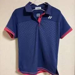 K2011 YONEX ネイビー ピンク ポロシャツ レディース O