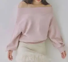 SNIDEL ワンショルダーロゴスウェット