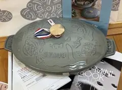 【公式店限定】STAUB×mina perhonen ホットプレート　ユーカリのサムネイル