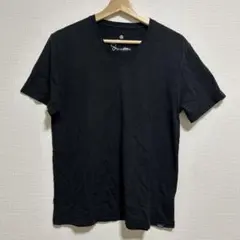 nano universe Supima Vネック Tシャツ ブラック M 黒のサムネイル