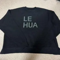 LE HUA プリント 黒 長袖ニット サイズ02のサムネイル