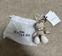 COACH シグネチャー ベア くま　キーホルダー