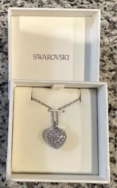 人気❣️Hyperbola ペンダント ハート, ホワイト, ロジウム