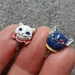 猫モチーフ イヤリング