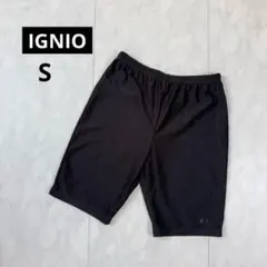 【イグニオ】メンズスポーツハーフパンツ・吸汗速乾・ハーフスパッツ◇ブラック・Sのサムネイル