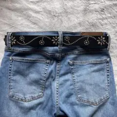 最安値！　フラワースタッズ ベルト 古着 アメカジ　HTC似　男女兼用