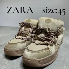 ZARA ザラ ロープ付きスニーカー ボーンホワイト 45 29.0 y2kのサムネイル