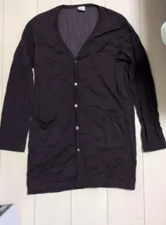 UNITED ARROWS パープルカーディガン　ロング丈 Mのサムネイル
