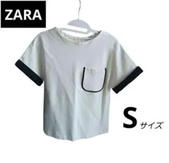 ZARA ザラ 半袖 Tシャツ カットソー バイカラー Sサイズ