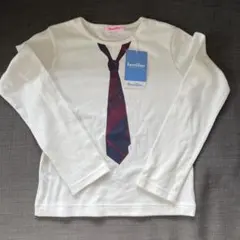 familiar ファミリア ネクタイ柄 長袖Tシャツ 130のサムネイル