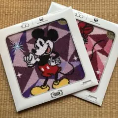 ディズニー100周年 JAL限定 ミッキー ミニー フェイラー 2枚セット