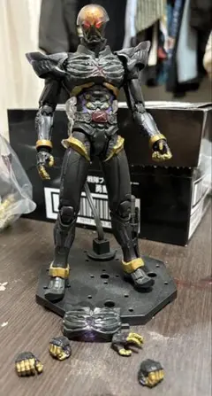 messtoysスパイダーマンシンビオートブラックスーツ 光沢陰影塗装リペイント messtoysスパイダーマンシンビオートブラックスーツ 光沢陰影塗装