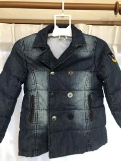 美品✨D.B.NAVY 130ダウンコート デニム調