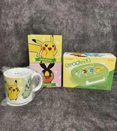 SoftBank ポケモン マグカップ2個と弁当箱セット