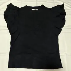 SNIDEL フリル袖 トップス ノースリーブニット