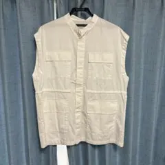 Discoat スタンドネックミリタリーベスト