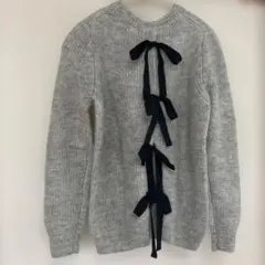 モヘア ニット 黒