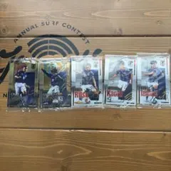 日本代表 サッカートレーディングカード 5枚セット