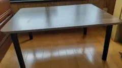 ニトリダークブラウン木製長方形テーブルのサムネイル