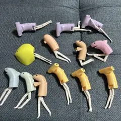 パステルカラー 動物キャラクター フィギュア 12個セット　くら寿司