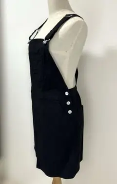 ◆美品◆WEGO◆ブラックサロペットスカート