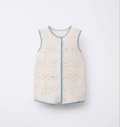 【新品未使用】ZARA BABY クロシェ編みニットロンパース 70cm 完売品