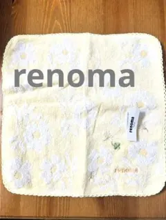 renoma 花柄タオルハンカチ