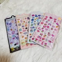 【新品】クーリア ボンボンドロップシール 4種セット ボンドロ ぷっくり